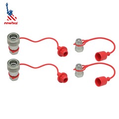 1/2″ Ag Hydraulic Quick Connect Couplers Couplings, Ball Pioneer Style 2 Sets