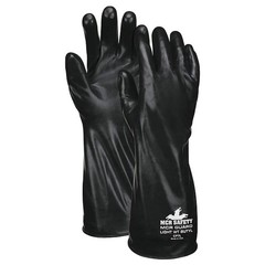 Mcr Safety Cp7Xl Butyl Rubber Gloves 7 Mil Smooth Finish Gauntlet Rolled Cuff