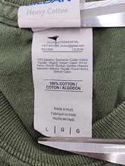 Safety Shirtz Eagle Flying Over City Logo Reflective Green Gildan Mens L