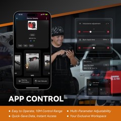 ARCCAPTAIN iControl MIG205 Pro MIG Welder 205A 6 in 1 Welder Machine APP Control