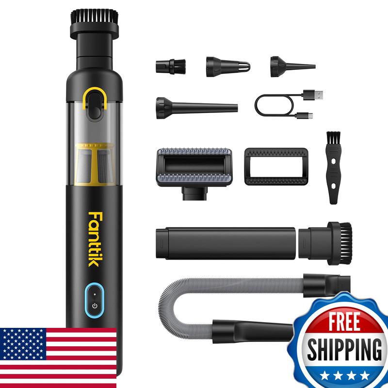 Fanttik Slim V8 Apex Car Vacuum 4-In-1 Portable Mini Cordless Vacuum 19000Pa