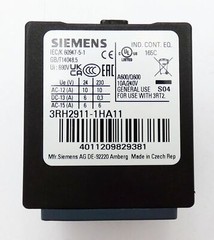 Siemens SIRIUS 3RT2024-1BB44 E:04 power contactor including auxiliary switch -used-