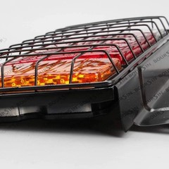 12V Led Tail Lights W/iron Net Protection For Isuzu Elf N, F Series Npr Npr-hd N