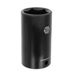 Steelman 1/2-Inch Drive x 1-1/4-Inch Deep 6-Point Impact Socket, 60516