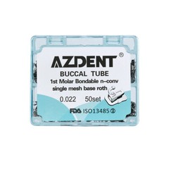 Dental Orthodontic Non-Convertible Bonding 1st 2nd Buccal Tubes Roth .018/.022