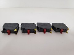 TELEMECANIQUE ZBE-102 AUXILIARY CONTACT BLOCK (LOT OF 4) NNB