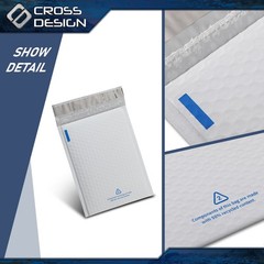 100 /200 /300 /400 Padded Bubble Mailer Envelope With Color Logo 6.5” x 9.25”