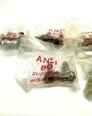 ANSI 80 SUS-304 #80 Stainless Steel Connecting Master Link LOT OF 5