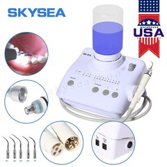 LED Dental Ultrasonic Scaler For EMS SKYSEA w/ 2 Bottles+Handpiece+5 Tips