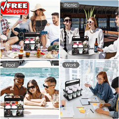Portable Drink Carrier Suitable for Doordash Accessories Grubhub Postmates Drive