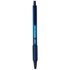 BIC Soft Feel Retractable Ball Point Pen Medium, Assorted, 36 Pack