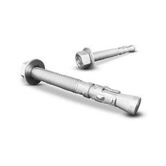 50-Pack 1/2″ x 4-1/2″-inch Zinc Wedge Expansion Concrete Anchor Bolts
