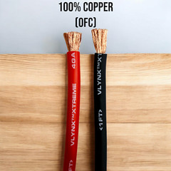 4 AWG Gauge Custom Battery Cable Copper Car Solar Power Wire Inverter RV Welding