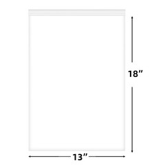 25pcs 13 X 18 Resealable 2 Gallon Zip Lock Bags Large Plastic Poly