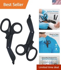Medical Scissors, EMT and Trauma Shears – 7.5-Inch Bandage Scissors, Stainles…