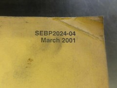 Caterpillar D5H Track Type Tractor Parts Manual 8RJ1-Up SEBP2024-04