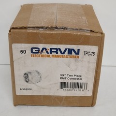 (50) Southwire Garvin 3/4 Inch Two Piece EMT Connector (TPC-75)