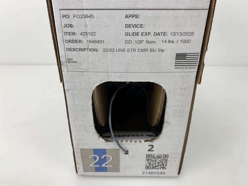 Windy City Wire 22-02 UNS STR CMR Blu Stp 425102 – 402ft