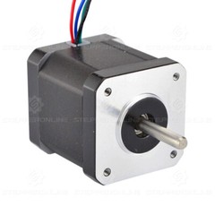 0.9deg Nema 17 Stepper Motor 46Ncm(65.1oz.in) 2A 12V 42x48mm 4-wire 3D Printer