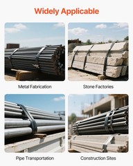 VEVOR Steel Strapping Coil 3/4 in x 0.02 in x 300 ft Metal Banding Strap