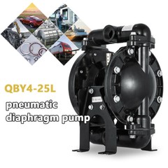QBY4-25L Air-Operated Double Diaphragm Pump 1″ Inlet & Outlet 120 PSI 35 GPM HOT