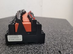Lot of 13x SIEMENS RT424024 Relay LZX: RT 78625 Base 24VDC Type 42 Indicator DIN