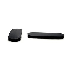 1 1/2″ x 1/2″ Oval Rubber Feet 1/8″ Thick 3M Adhesive Stick on Pads Electronics