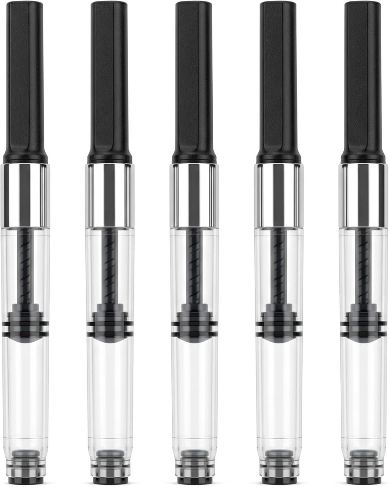 5Pcs Fountain Pen Ink Converter Universal Cartridges for Pens International