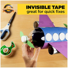 Scotch Invisible Matte Finish Magic Tape with Dispensers 3/4 Inches x 300 Inches
