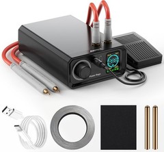 AWithZ 10000mAh Battery Spot Welder 100 Gears Knob Adjustable for 18650 DIY