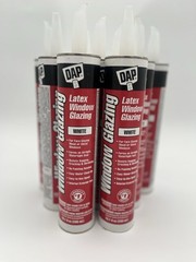 DAP 12108 Fast Drying Ready-to-Use Latex Window Glazing 10.1 oz. (Pack of 9)