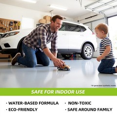 Garage Floor Epoxy Kit, Epoxy Floor Paint with Tools, Epoxy Coating for Concr…