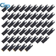 50 PCS Multitool Oscillating Saw Blades Titanium Metal Cutting Blades Kit