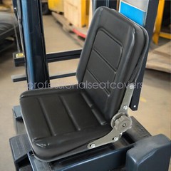 Universal Forklift Seat Lawn Mower Tractor Seat Adjustable Back Mower Excavator