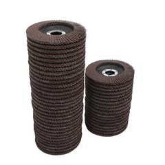 50 Pcs 4-1/2″×7/8″ 40 Grit Premium Zirconia Flap Disc Sanding Grinding Grey