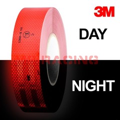 3M 2″x150′ Diamond Grade Red Conspicuity Tape CE Approved Reflective Safety