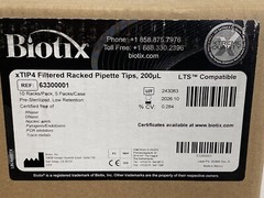 (4800/Cs) BIOTIX xTIP4 200uL LTS Compatible Filtered Pipet Tip 50×96/Rk 63300001