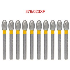 Dental Diamond Burs FG Egg Football 379/023XF Extra Fine Grit High Speed 50Pcs