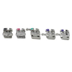 Dental Orthodontic Brackets Metal Roth MBT 018 022 345 Hook Mini Braces MIM Twin