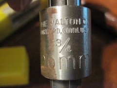 Lot of 2 – Walton Company 3/4″ (20mm) 4 Flute Tap Extractor 10754 – Old Stock