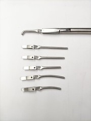 Laparoscopic Bulldog Clamp 10mm With 6clips Stainless Steel Reusable Instruments