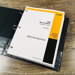 Case 688 Crawler Excavator Service Technical Manual Repair Shop Book Overhaul