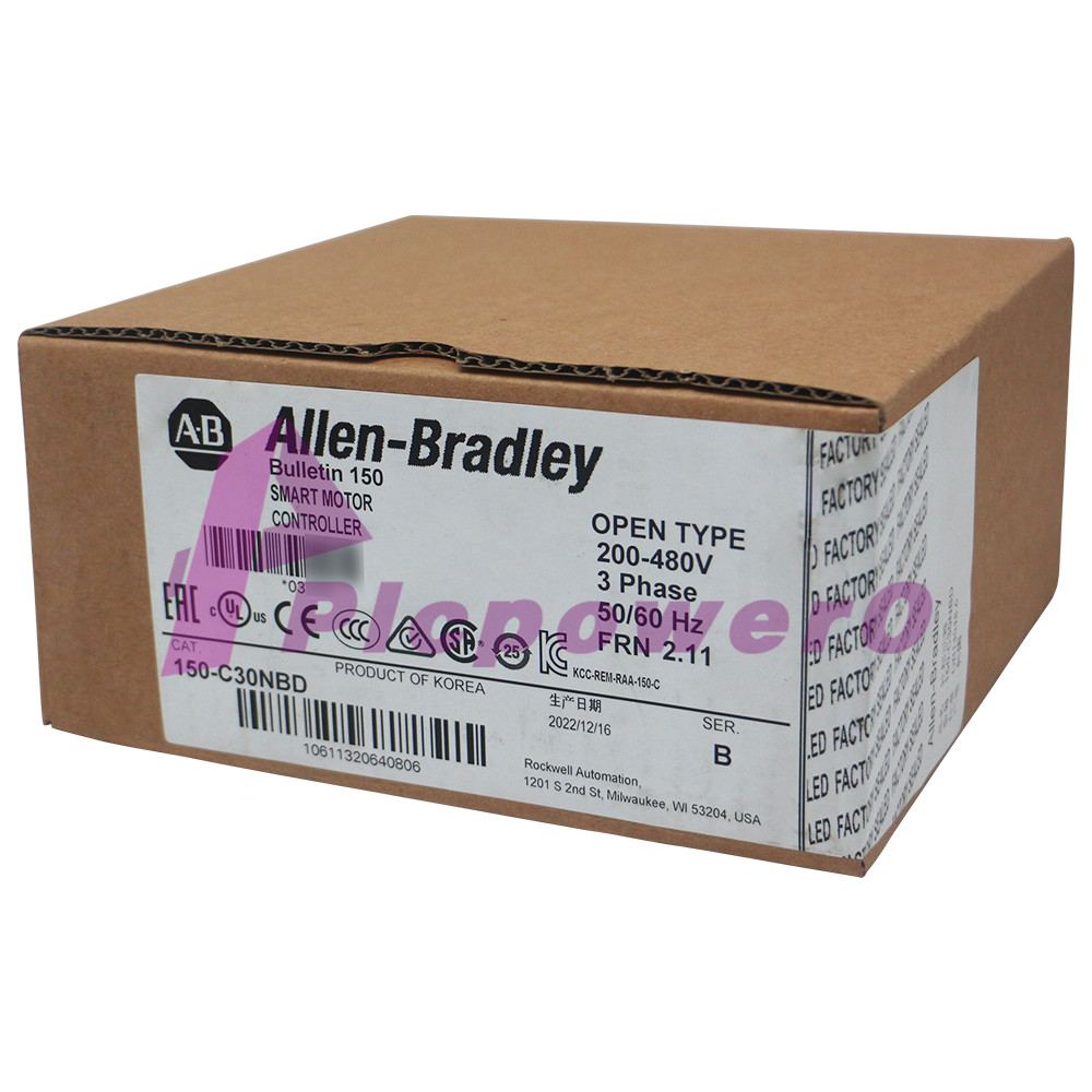 New Allen Bradley 150-C30NBD Open Type 3-Phase Smart Motor Controller