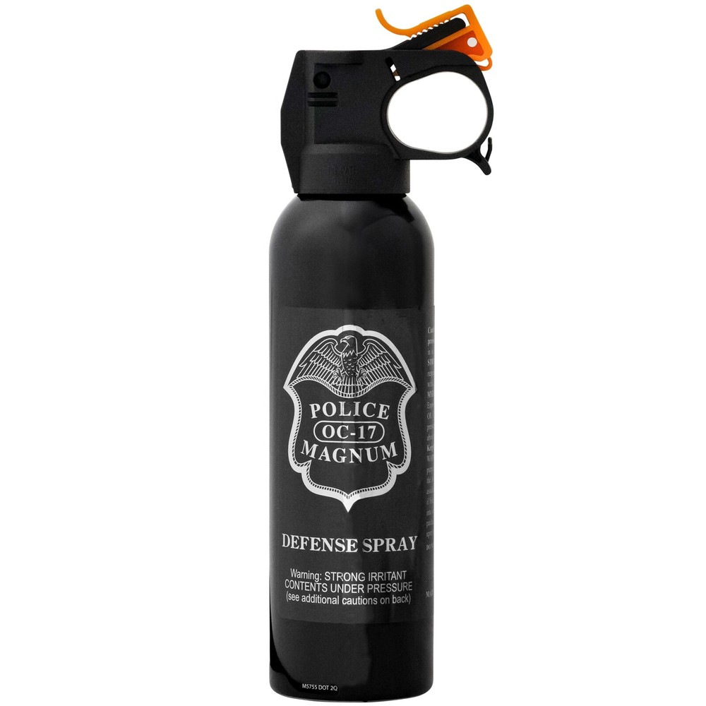 POLICE MAGNUM pepper spray 7oz ounce Riot Fire Master Fog Home Defense Security