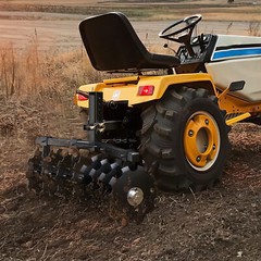 32″ Cut Width Disc Plow Harrow With 2″ Receiver Hitch Mount for ATVs /UTVs Heavy