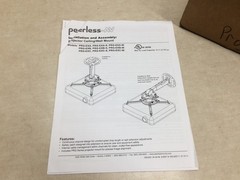 Peerless-AV PRG-EXC Projector Ceiling/Wall Mount 50lb Capacity