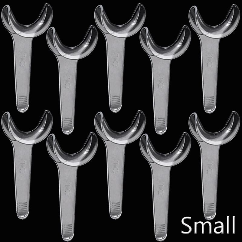 10 Pcs Dental Oral Intraoral Cheek Lip Retractor Mouth Opener T-Shape Small Size