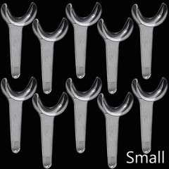 10 Pcs Dental Oral Intraoral Cheek Lip Retractor Mouth Opener T-Shape Small Size