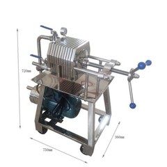 220V FT-150 Stainless Steel Filter Press Filter Slag Machine Plate and Frame