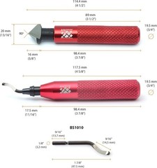 AFA Tooling Deburring Tool Kit 10 High Speed Blades Countersink Hand Reamer New